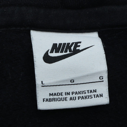 Nike Men's Black Pullover Hoodie Size L Regular Fit Fleece