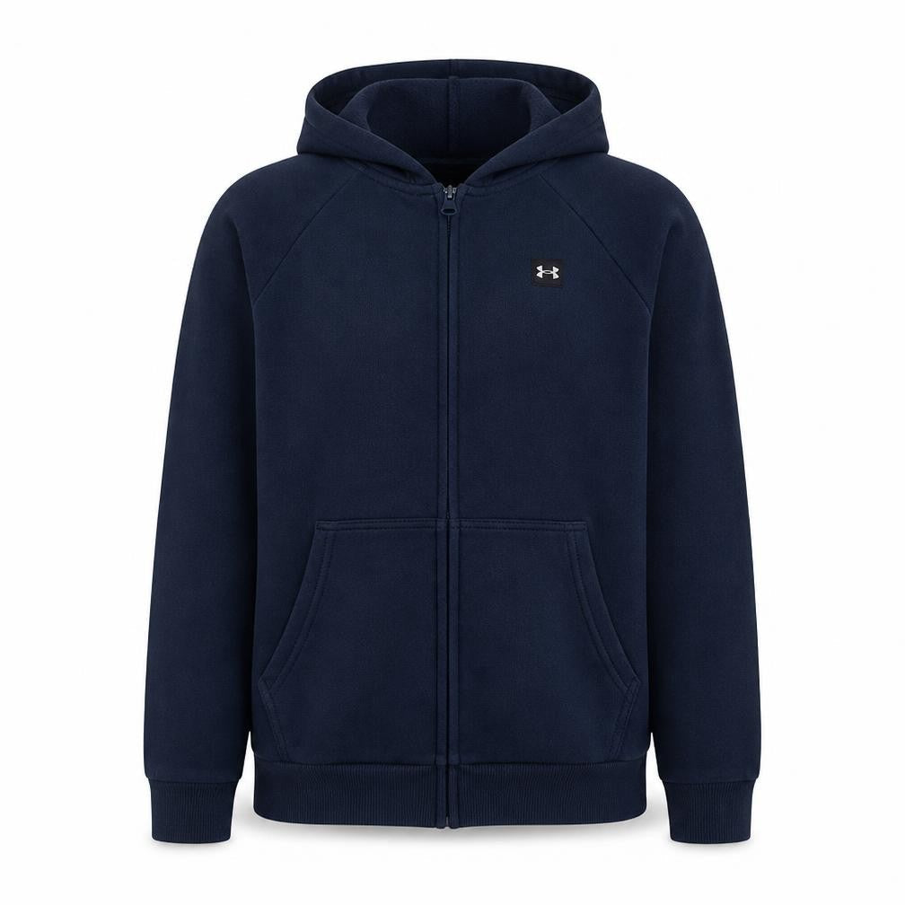 Under Armour Men’s Blue Full Zip Hoodie Size L Fleece Sweatshirt