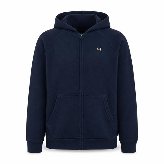 Under Armour Men’s Blue Full Zip Hoodie Size L Fleece Sweatshirt