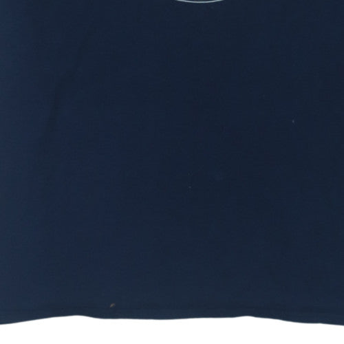 Columbia Men's Navy Blue Graphic Print Crew Neck T-Shirt XL