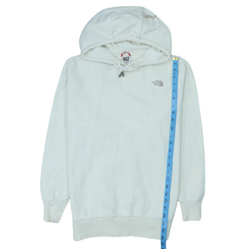 The North Face Womens White Small Pullover Hoodie 100% Cotton