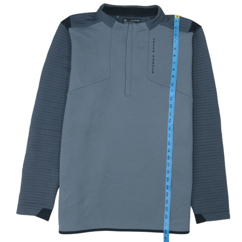Under Armour Men’s Grey 2XL Pullover ColdGear Golf Sweatshirt