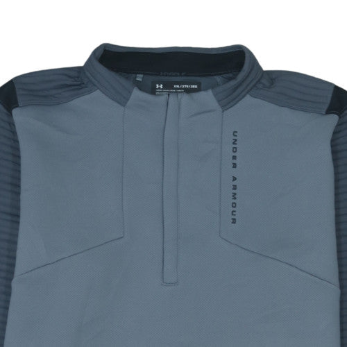 Under Armour Men’s Grey 2XL Pullover ColdGear Golf Sweatshirt