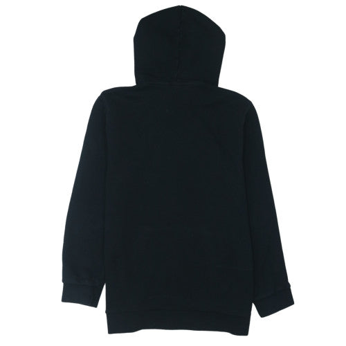 Adidas Mens Black Pullover Hoodie M Logo Fleece Sweatshirt