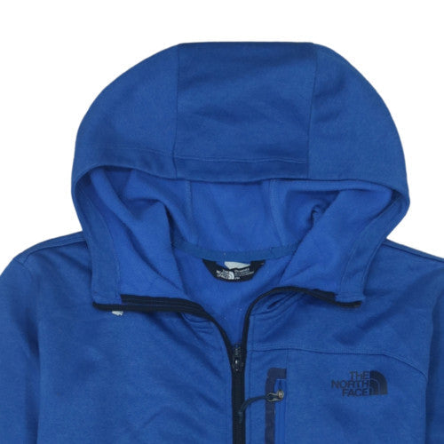 The North Face Men's Blue Full Zip Hooded Fleece Jacket M