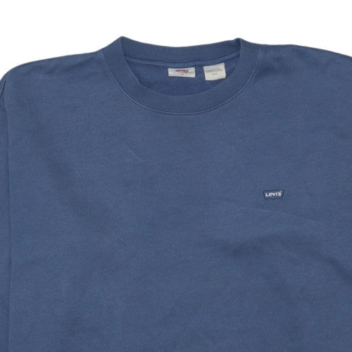 Levi's Boys Blue Crew Neck Pullover Sweatshirt M Regular Fit