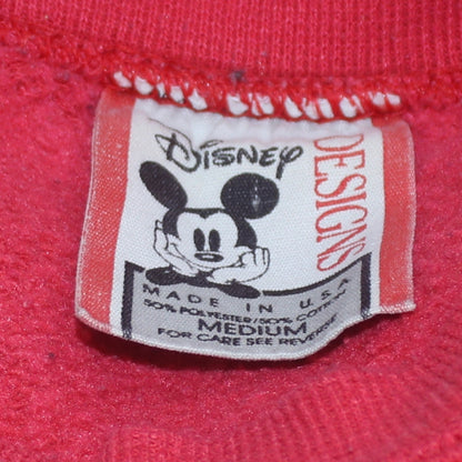 Additional view of Disney Men Red Mickey Mouse 25th Anniversary Pullover Sweatshirt Medium