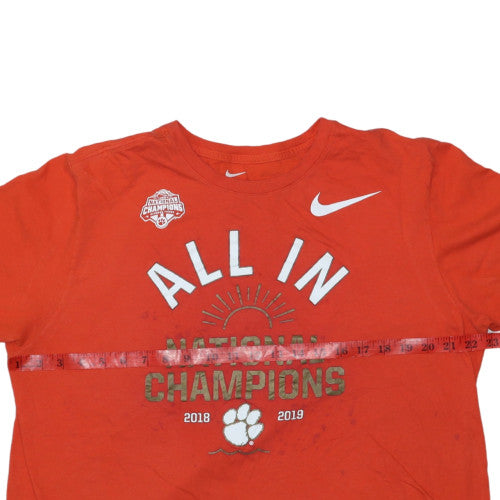 Nike Men's Orange XL Athletic Fit Sports Graphic T-Shirt