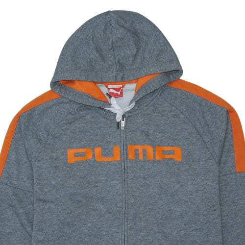 Puma Men's Grey Full Zip Hoodie XL Sportswear Sweatshirt