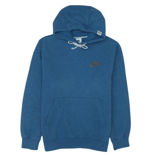 Nike Men's Blue Pullover Hoodie Size M Regular Fit Fleece Sweatshirt