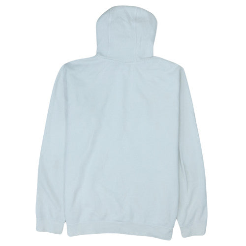 Nike Men's White Pullover Hoodie L Logo Sports Fleece Sweatshirt