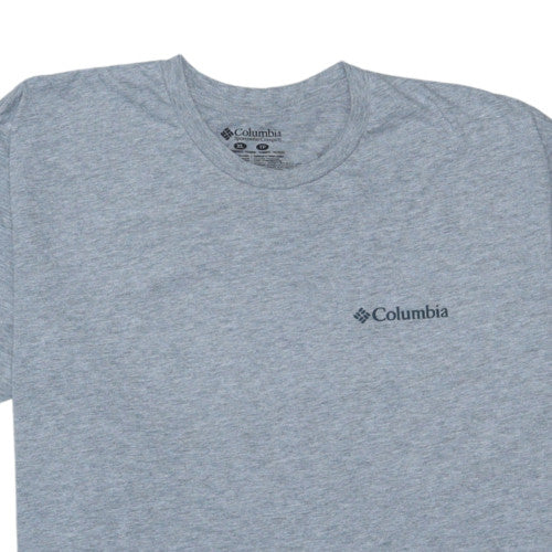 Columbia Men's Grey XL Outdoor Graphic Crew Neck T-Shirt