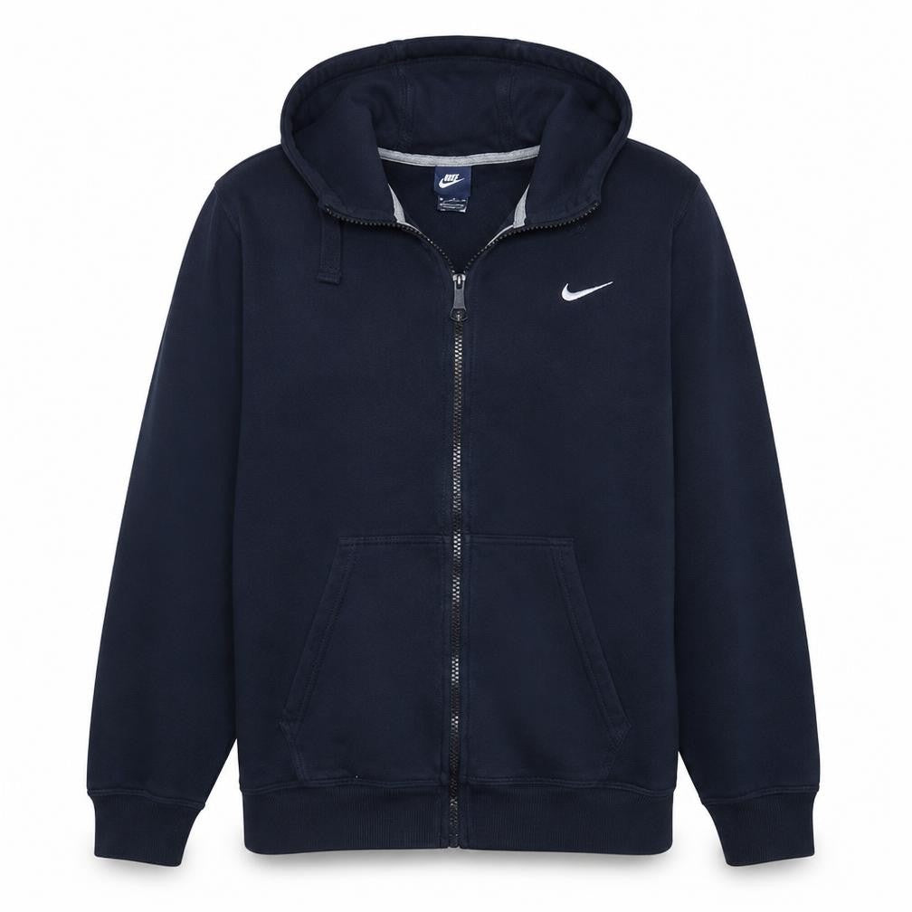 Nike Men's Blue Full Zip Fleece Hoodie XL