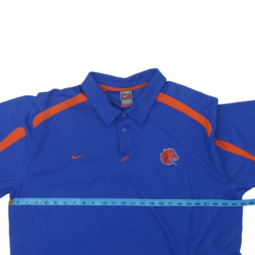 Nike Men’s Blue 2XL Dri-Fit Polo Shirt Boise State Team Sportswear
