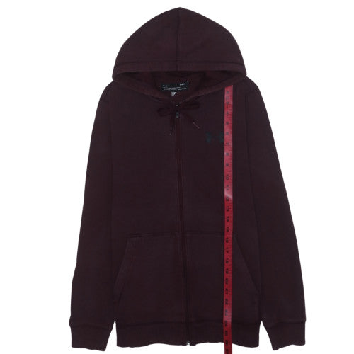 Under Armour Men's Brown Full Zip Hoodie Size M Fleece Sportswear