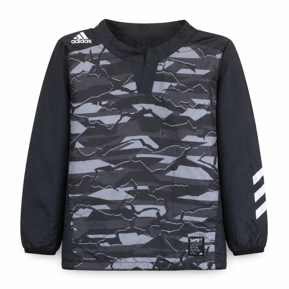 Adidas Boys Black Camouflage Pullover Sweatshirt Size 140 Long Sleeve