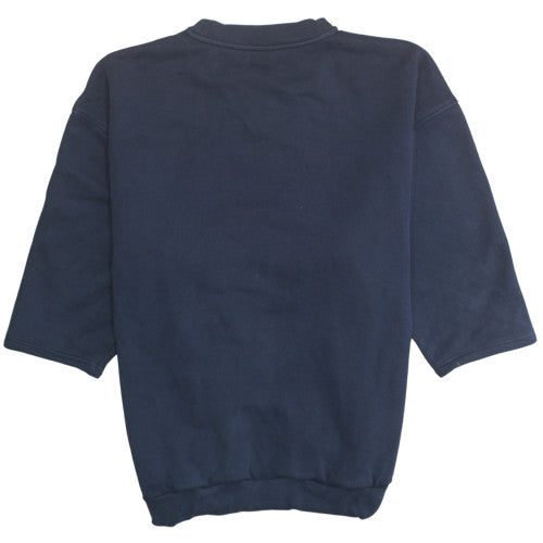 Adidas Mens Blue 2XL Crew Neck Pullover Sweatshirt Graphic Logo