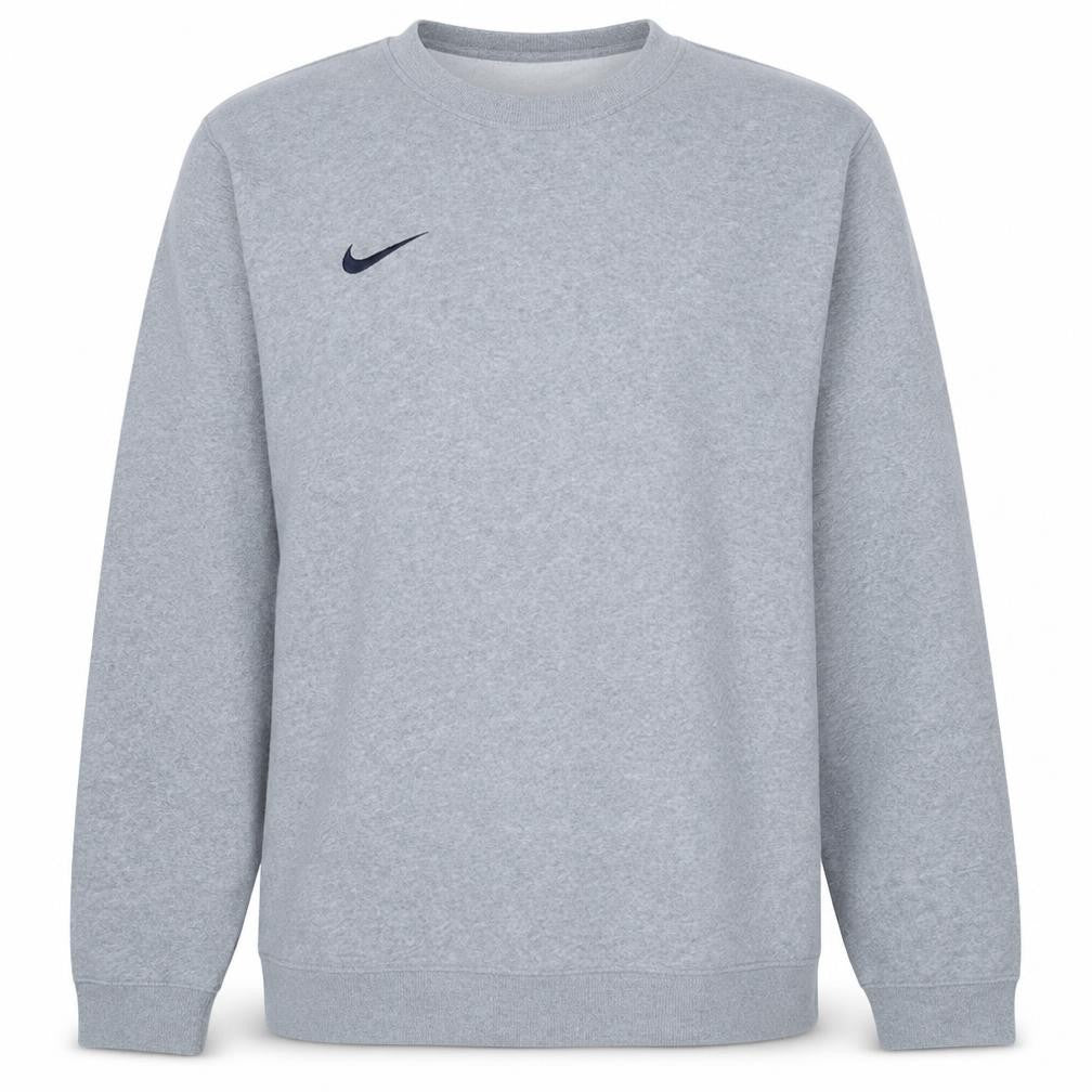 Nike Men's Grey Large Pullover Sweatshirt Crew Neck Fleece