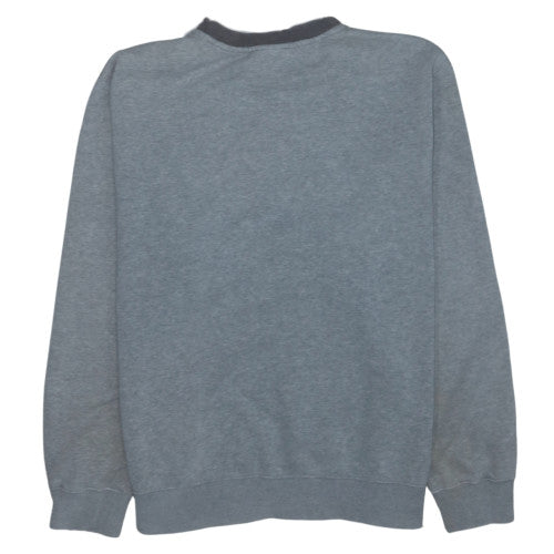 Nike Men's Grey Logo Pullover Sweatshirt Size L Regular Fit
