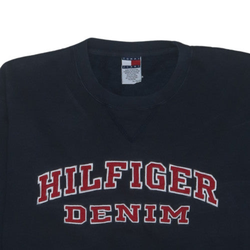 Tommy Jeans Men's Blue XL Pullover Crew Neck Sweatshirt