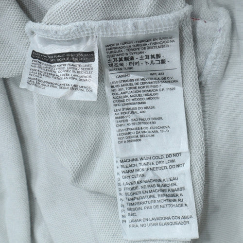 Levi's Mens Grey Logo Crew Neck Sweatshirt XS Regular Fit