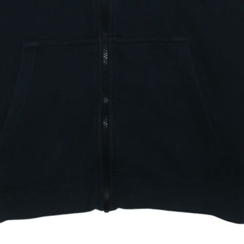 Nike Men’s Black Full Zip Hoodie M Regular Fit Fleece Sweatshirt
