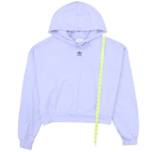 Adidas Women’s Lilac Hooded Pullover Sweatshirt Size 16 UK