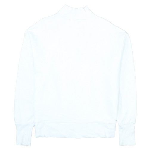 Levi's Men's White High Neck Logo Sweatshirt Size M