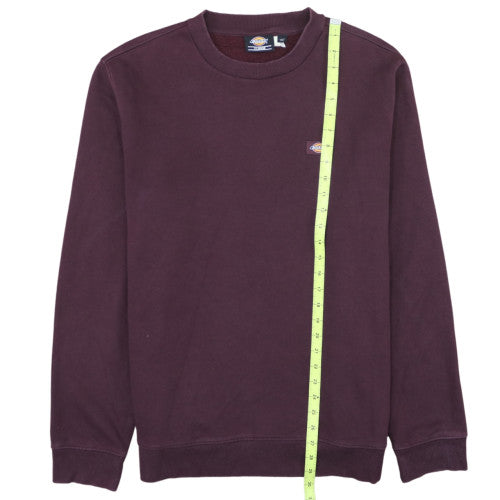 Dickies Men’s Purple Crew Neck Pullover Sweatshirt Size L