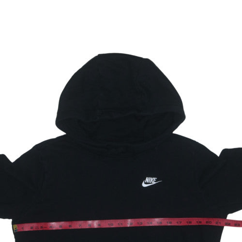 Nike Men's Black Pullover Hoodie M Regular Fit Sports Fleece