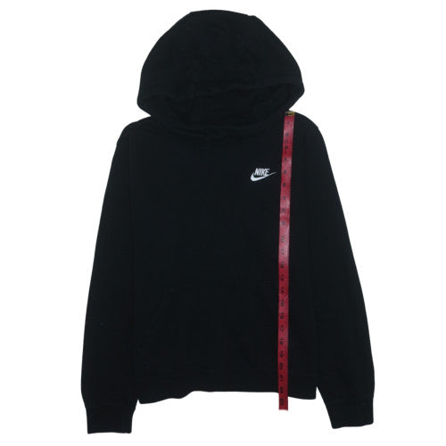Nike Men's Black Pullover Hoodie M Regular Fit Sports Fleece