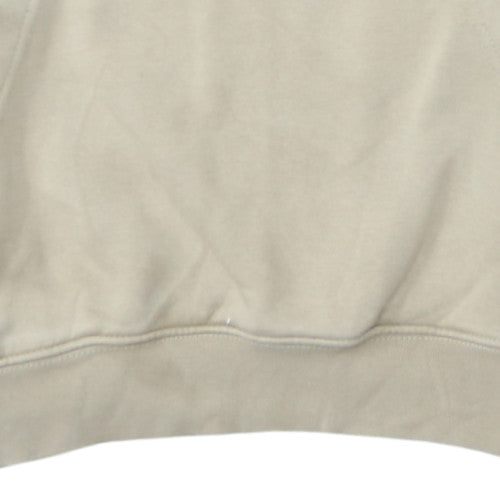 Nike Men's Beige Pullover Hoodie Small Graphic Logo Sweatshirt