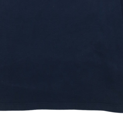 Nike Men's Blue Pullover Sweatshirt M Regular Fit Crew Neck