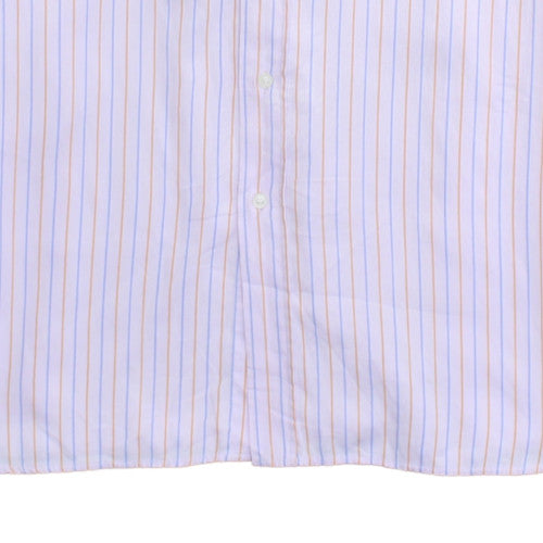 Lacoste Men's Multicoloured Striped Cotton Button-Up Shirt 2XL