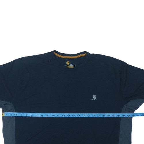 Carhartt Men's Blue 2XL Relaxed Fit Crew Neck T-Shirt