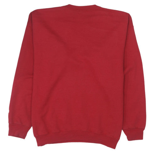 Champion Men's Red Ohio State Crew Neck Sweatshirt Size L