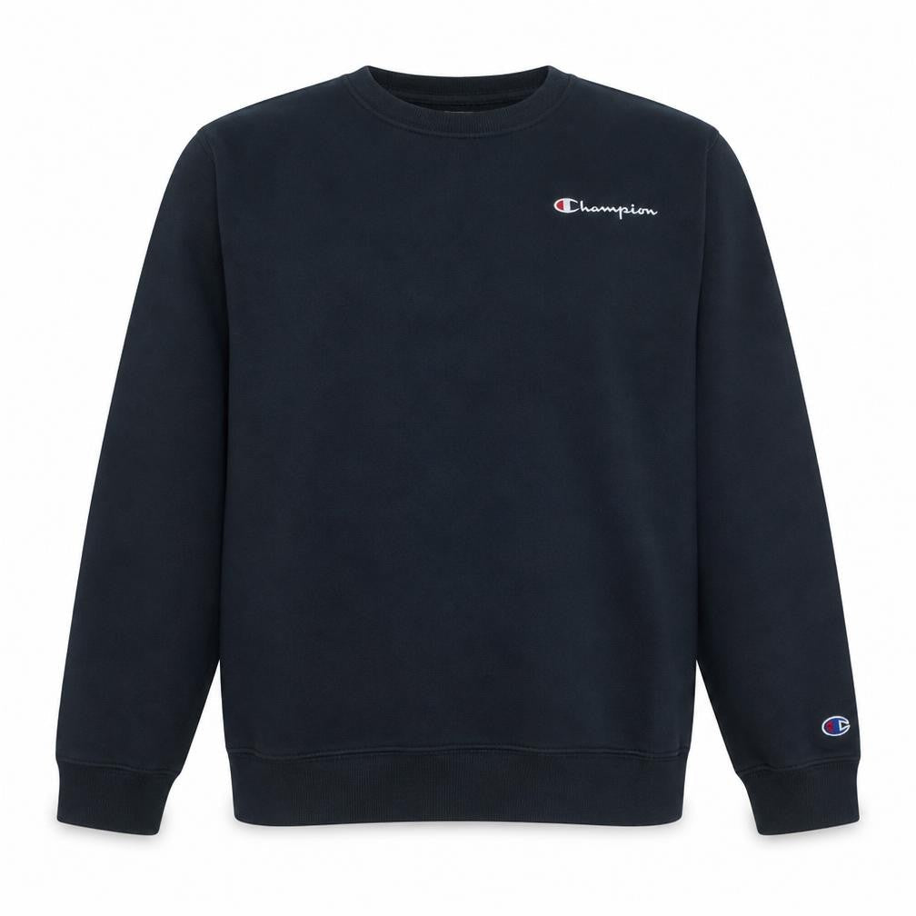 Champion Men's Black Crew Neck Pullover Sweatshirt Size L