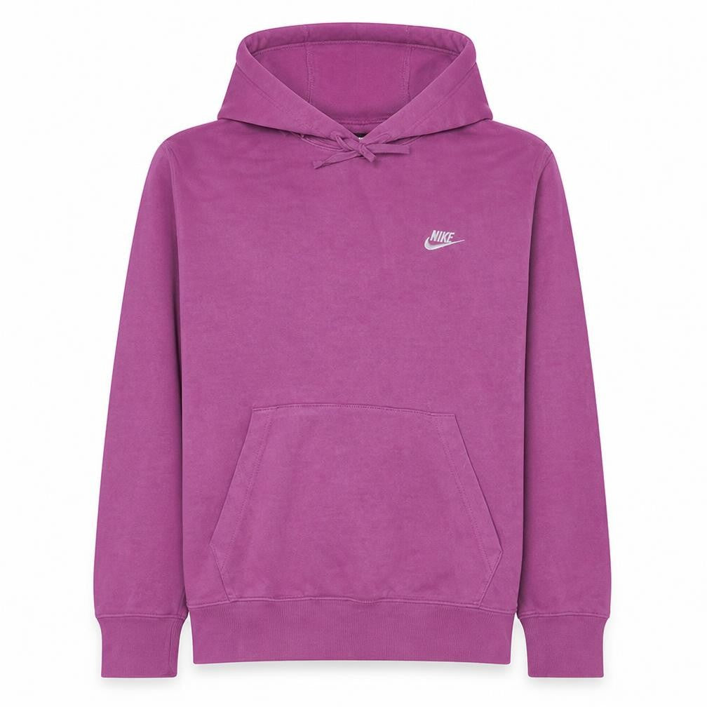 Nike Women's Pink Pullover Hoodie Medium Cotton Blend