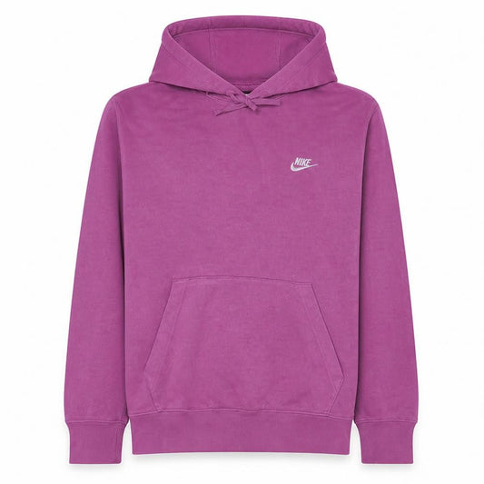 Nike Women's Pink Pullover Hoodie Medium Cotton Blend