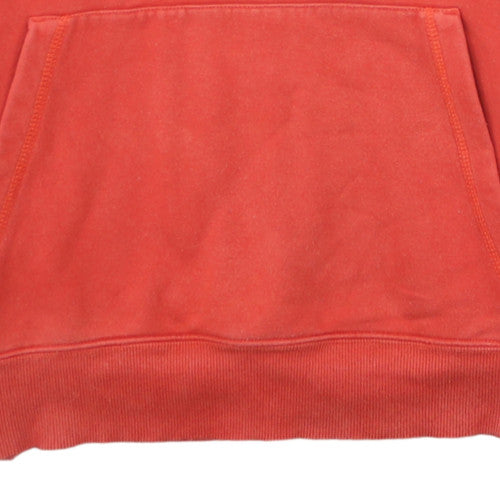 Napapijri Men's Red XL Pullover Hoodie Outdoor Fleece Cotton