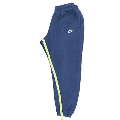 Nike Men's Blue XL Fleece Sweatpants Tapered Logo Joggers
