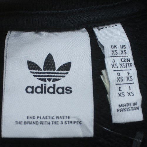 Adidas Men's Black XS Pullover Crew Neck Sweatshirt