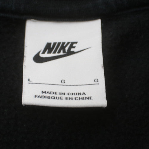 Nike Women’s Black 1/2 Zip Fleece Sweatshirt L Relaxed Fit Pullover