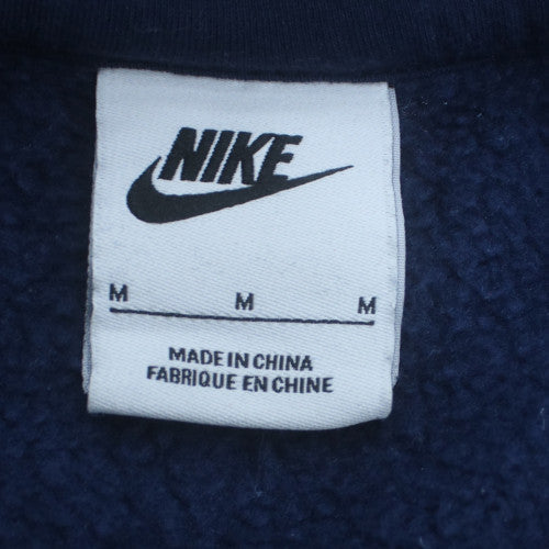Nike Women’s Blue Pullover Sweatshirt Medium Cotton Blend Logo