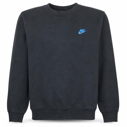 Nike Men's Black Small Pullover Crew Neck Fleece Sweatshirt