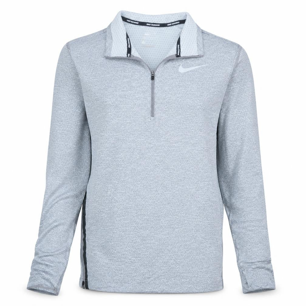 Nike Men's Grey Dri-FIT 1/4 Zip Athletic Sweatshirt Size S