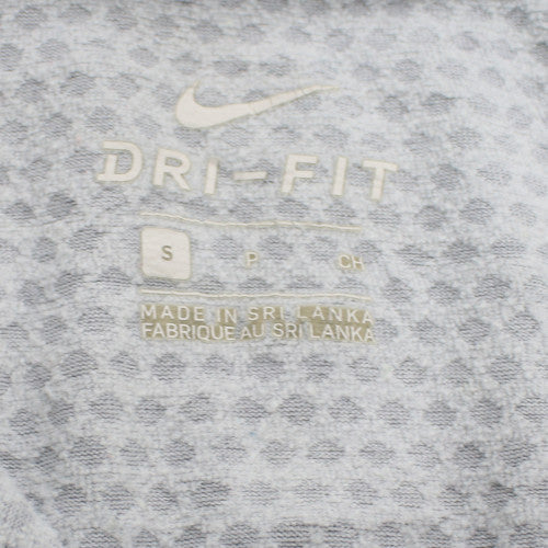Nike Men's Grey Dri-FIT 1/4 Zip Athletic Sweatshirt Size S
