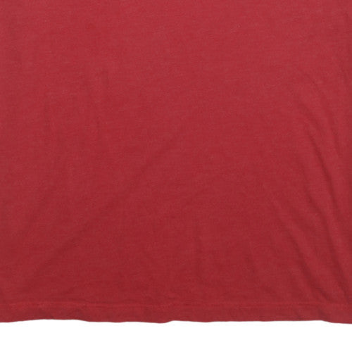 Nautica Men's Red XL Sleepwear Pyjama Top Cotton Short Sleeve