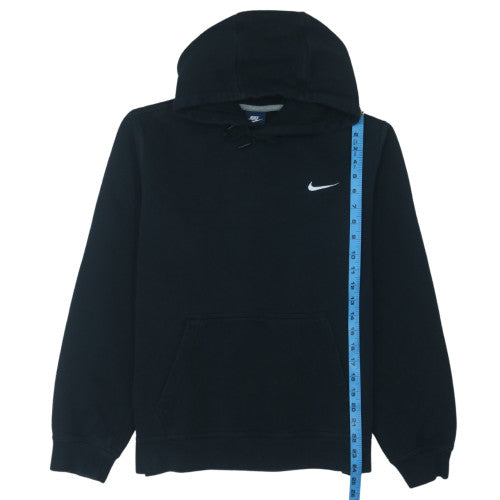 Nike Women's Black Pullover Hoodie Size L Fleece Lined Sweatshirt