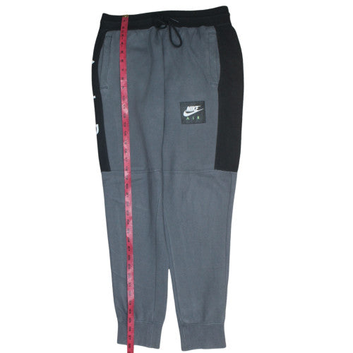 Nike Mens Grey Air Fleece Jogger Sweatpants M Regular Fit